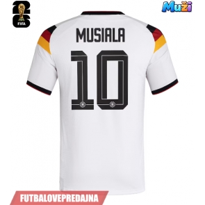 Lacne Muži Futbalové dres Nemecko Jamal Musiala #10 MS 2026 Krátky Rukáv - Domáci